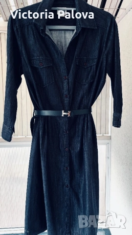 Дънкова рокля-риза CONVERSE ONE STAR оригинал, снимка 2 - Рокли - 53157514