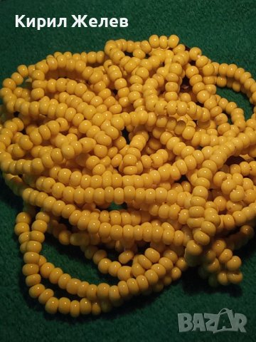 30-те ГОДИНИ АРТ ДЕКО МЪНИСТЕНО КОЛИЕ с БРОНЗОВА ЗАКОПЧАЛКА 8192, снимка 8 - Антикварни и старинни предмети - 29629170