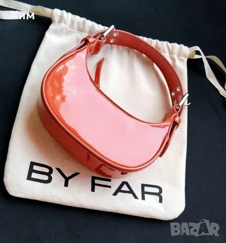 By Far Mini Soho burnt orange bag, снимка 3 - Чанти - 56167579