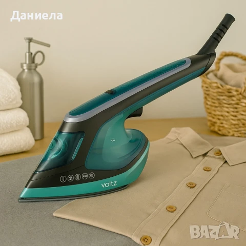 Уред за гладене с пара Voltz, 1800W, 200мл., Керамична плоча, снимка 3 - Други стоки за дома - 50826750