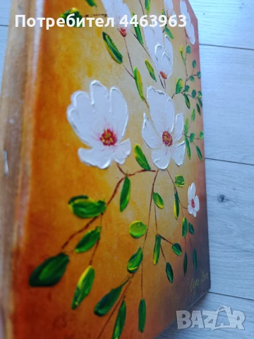 Настроение - 1 ( в жълто). Авторска картина, снимка 5 - Картини - 50918254