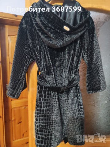 Черно палто Lucy fashion L, снимка 3 - Палта, манта - 44391398