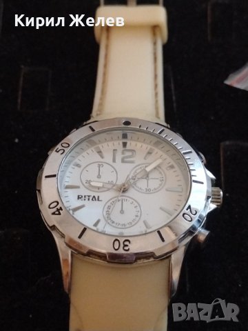 ДАМСКИ ЧАСОВНИК RITAL QUARTZ WATER RESISTANT МНОГО КРАСИВ ФЕШЪН МОДЕЛ С СИЛИКОНОВА КАИШКА 33392, снимка 7 - Дамски - 38783190