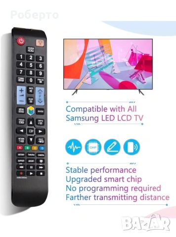 Дистанционно за телевизор Samsung, снимка 2 - Дистанционни - 53985778