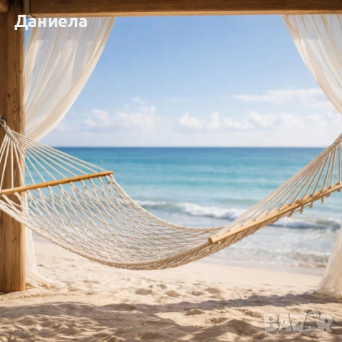 Въжен хамак - идеален кът за релакс, снимка 6 - Други стоки за дома - 53890803