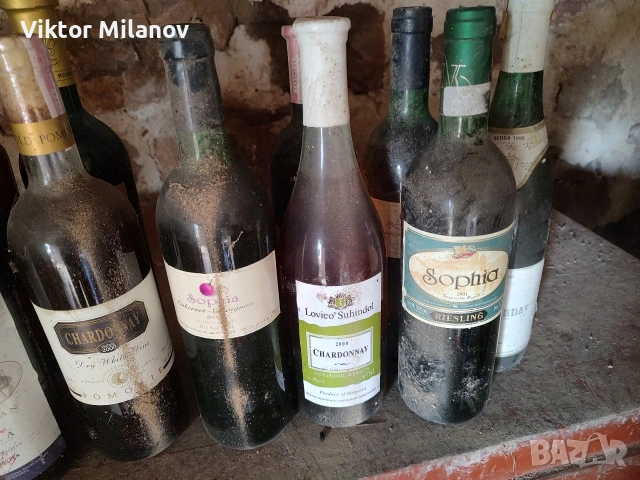 Стари бутилки с вино, снимка 5 - Антикварни и старинни предмети - 53897309