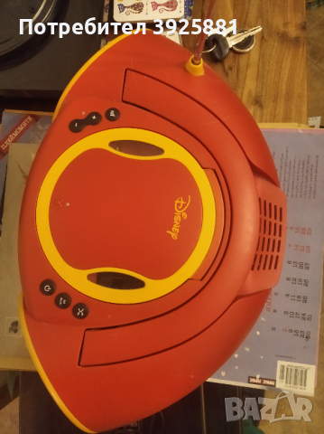 Бумбокс Disney с Радио и CD, снимка 4 - Аудиосистеми - 44737929