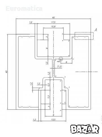 Алуминиев профил за соларни панели - 40x40 mm, снимка 2 - Друга електроника - 35093401