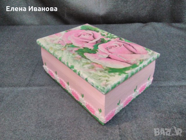 Дървена кутия за бижута #21, снимка 10 - Декорация за дома - 24388389
