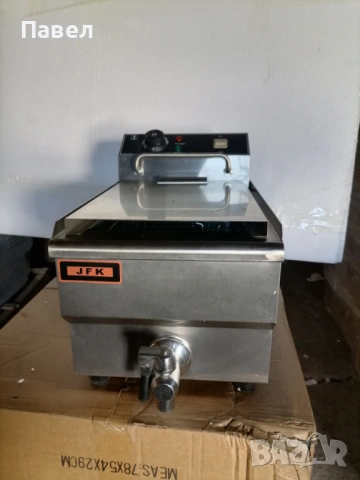 Професионален Ел. Фритюрник 8л.,8л.+8л.