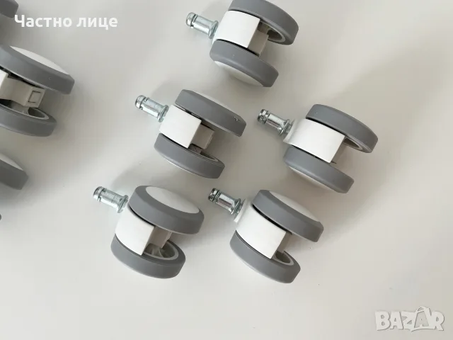 Комплект колелца за офис стол от IKEA 10 х 22 мм, снимка 3 - Столове за офис - 55754707