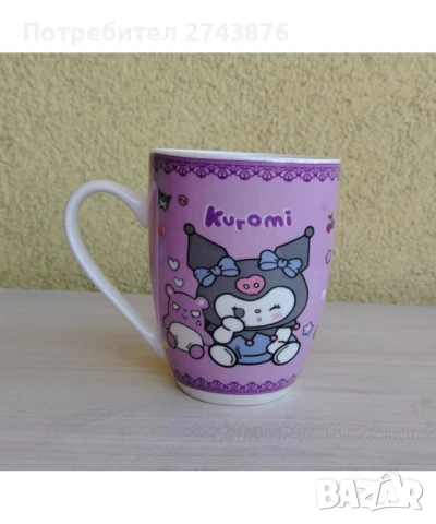 Керамична чаша с мотив  -  Kuromi  - 300мл., снимка 4 - Чаши - 50824443