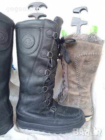 КАТО НОВИ ботуши,боти SNOW BOOTS TIMBERLAND® оригинал​,37 - 38,100% ВИСОКОКАЧЕСТВЕНА ЕСТЕСТВЕНА КОЖА, снимка 14 - Дамски ботуши - 39645937