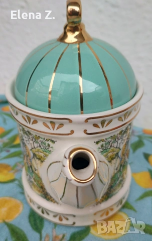 Sadler винтидж чайник с ловни сцени, снимка 8 - Декорация за дома - 53999818