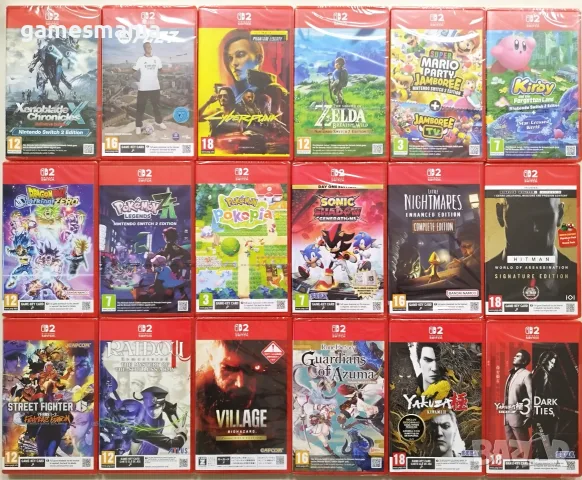 [ Switch 2] 19 ТОП игри/ Супер Цена/ чисто НОВИ/ Експресна доставка