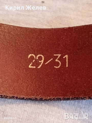 Оригинален марков кожен колан ХОЛАНДСКИ ДИЗАИН 26612, снимка 9 - Колани - 51859309