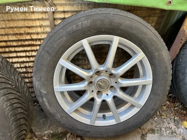 4бр алуминиеви джанти с гуми 5x112-16ки, снимка 2 - Гуми и джанти - 48365423