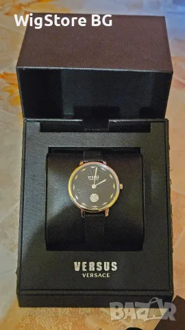 VERSUS VERSACE VSP1S0119 Кварцов часовник Versus La Villette с лого, 36 мм, Черен / Сребрист, снимка 3 - Дамски - 55962673