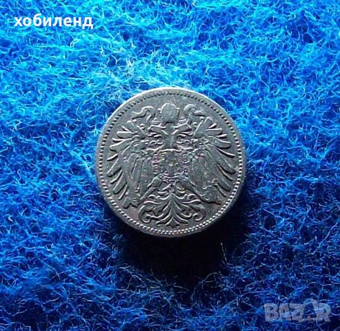 20 хелера Австрия 1895, снимка 2 - Нумизматика и бонистика - 39366912