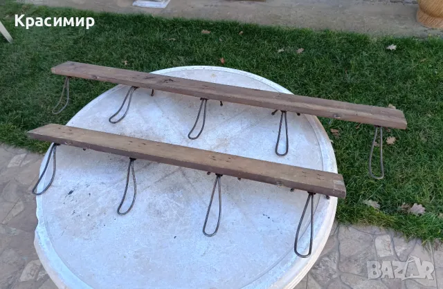 Дървена винтидж закачалка. Чудесно винтидж допълнение към Вашия дом. 45 лв. за бр., снимка 9 - Антикварни и старинни предмети - 48870356