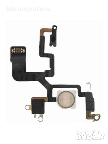 ЛЕНТОВ КАБЕЛ СВЕТКАВИЦА И МИКРОФОН ЗА IPHONE 12 PRO MAX (A2411)