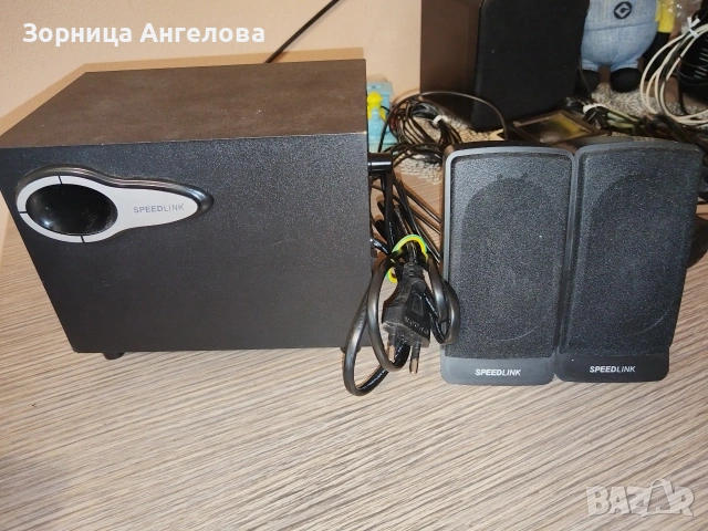 2.1 аудио система Speedlink – субуфер + 2 сателитни колони.