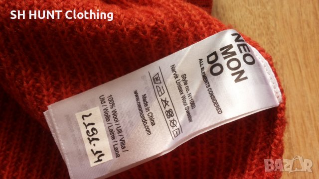Neo Mon Do Narvik Unisex Wool Sweater 100% Wool размер M за лов риболов вълнена блуза - 369, снимка 11 - Пуловери - 42794085