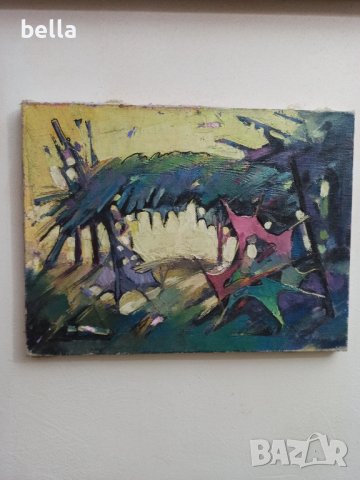 Авторска картина на В.Нацин -Спомен -94 , снимка 3 - Картини - 44449020