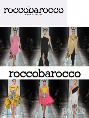 Роccobarocco® (RB) чанта – канвас, дръжка и детайли от естествена кожа, снимка 7 - Чанти - 36385690