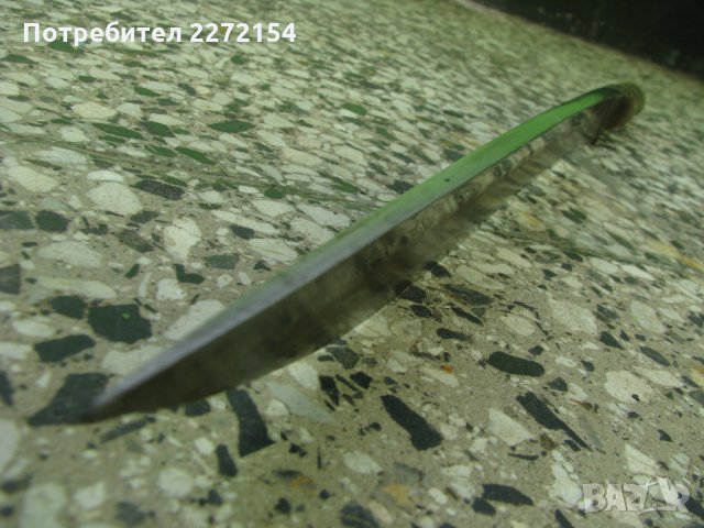 Ятагановиден нож каракулак дамаск-1858г, снимка 3 - Антикварни и старинни предмети - 34842236