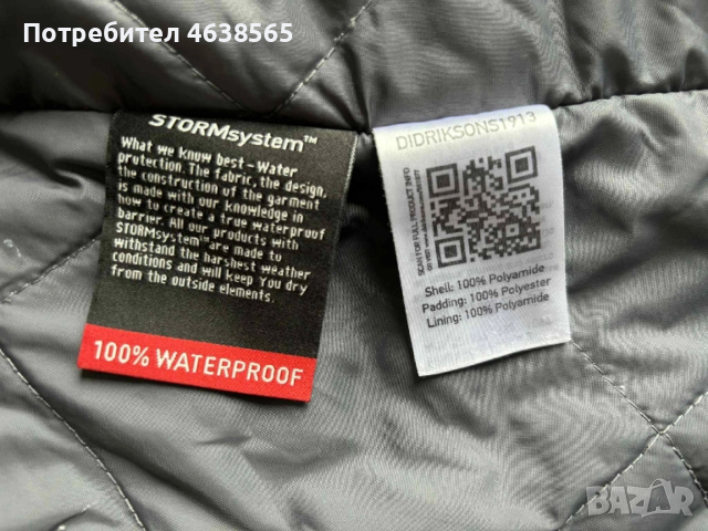 Дамско зимно яке Didriksons 1913, снимка 11 - Якета - 52525546