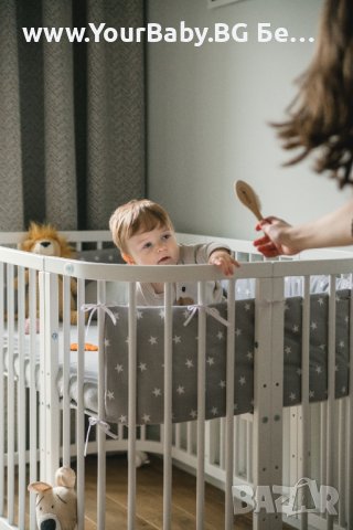 ТОП Детско Легло Кошара Смарт 7в1 с Матрак  Сива, снимка 16 - Кошарки - 37407572