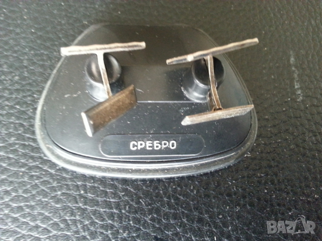 ръкавели / бутонели от сребро и също от дубле позлатени - общо 3 комплекта български, снимка 2 - Други - 36495833