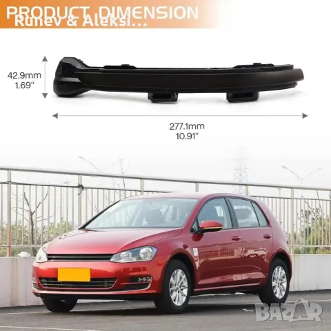 LED - мигачи за огледала за голф 7, снимка 5 - Аксесоари и консумативи - 48717587