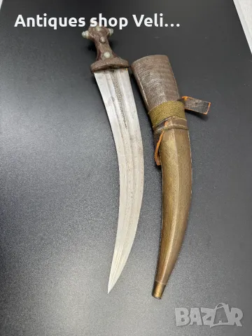 Арабска джамбия №6683, снимка 2 - Антикварни и старинни предмети - 49674529