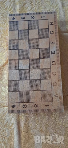 Стара табла с шах, снимка 13 - Антикварни и старинни предмети - 50928949
