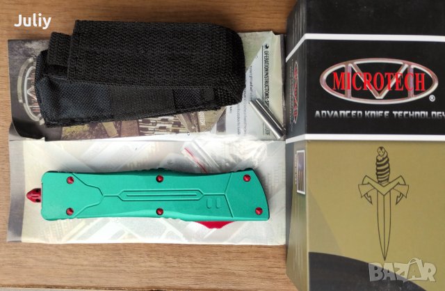  Microtech combat troodon tanto bounty hunter, снимка 3 - Ножове - 39285275