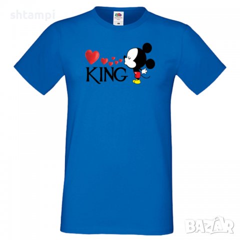 Мъжка тениска Set for Couples Mickey 3 Подарък,Изненада,Рожден ден, снимка 2 - Тениски - 36578949