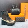 Louis Vuitton Дамски Комплект - Боти, Чанта, Портмоне Код D1628, снимка 11