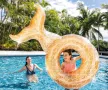Детски надуваем пояс опашка на русалка с брокат INTEX 147х107х79см, снимка 2