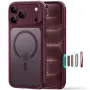 Калъф ESR за iPhone 18 Pro Max, iPhone 17 Pro Max - Deep Burgundy , Light Blue, снимка 7