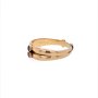 Златен дамски пръстен 4,24гр. размер:57 18кр. проба:750 модел:19559-1, снимка 2