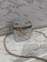 Chanel сребриста чанта, снимка 3