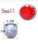 3d малка голяма Пъпка Роза силиконов молд форма украса фондан шоколад гипс смола сапун свещ, снимка 2