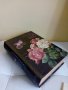 Налична кутия книга с години с рози декорация +авторска картина +картичка , снимка 6