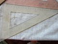 Триъгълници и линии ученически за чертане по БДС, снимка 3
