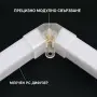 LED хексагонално осветление за гараж и работилница 280W, 6500K, 257.6×244.4 см, 35 LED панела, IP54, снимка 7