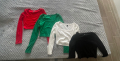 Кроп топове в различни цветове , снимка 1 - Блузи с дълъг ръкав и пуловери - 44600907
