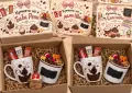 коледна кутия с декорирана чаша и буркан, снимка 8