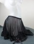 Lee Kleimann M/L прозрачна еротична тюлена пола с две сатенени панделки отпред, снимка 11
